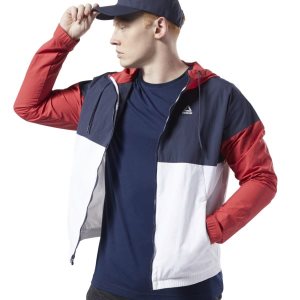 Reebok Training Essentials Linear Logo Windjacke Herren - Rot - DE 316-DGS